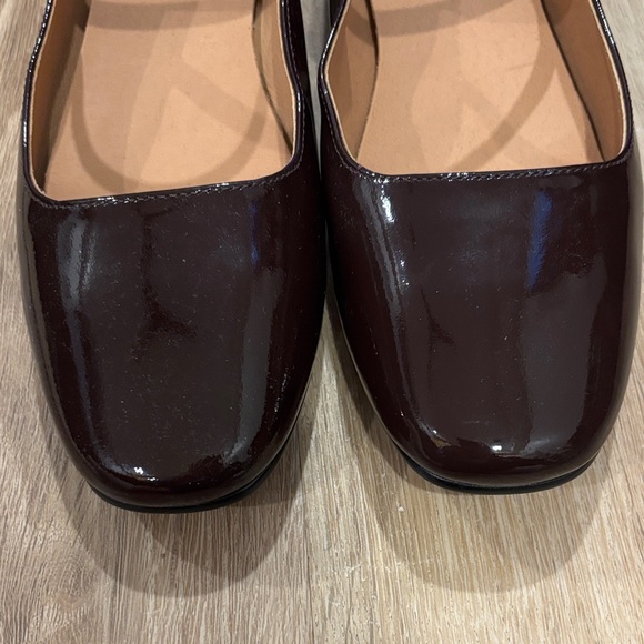 Madewell The Greta Ballet Flat Plum Size 7.5 New - Picture 2 of 8